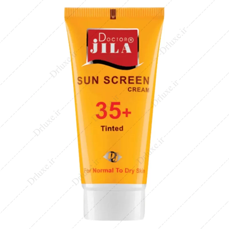 کرم ضد آفتاب SPF35 دکتر ژیلا رنگی 50 میلی لیتر